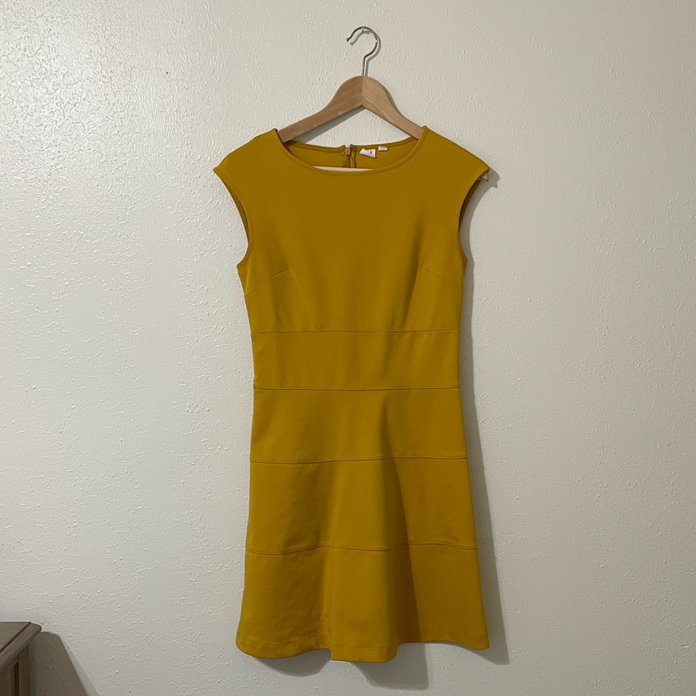 Gap Yellow Scuba Dress
